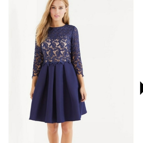 Little Mistress navy dress. - Picture 2 of 8